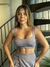 Short Saia Nicole Transpassado Bolso Fake Alfaiataria - loja online