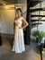 Vestido Angra longo um ombro camadas crepe de tule - comprar online