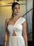 Imagem do Vestido Angra longo um ombro camadas crepe de tule