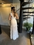 Vestido Angra longo um ombro camadas crepe de tule - loja online