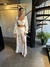 Conjunto Santorini manga bufante cropped e saia tule textura - comprar online