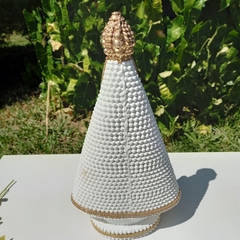 Imagem de Aparecida – Manto Bolinha Branca - Disponível 15/20/30/40 cm (cópia)