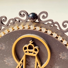 Enfeite de Mesa de Aparecida - Preto