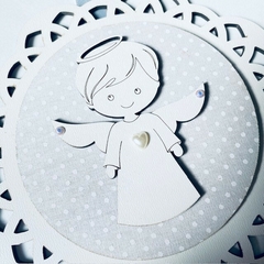 Escapulário de Porta Infantil OFF WHITE