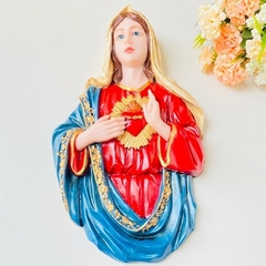 Busto Sagrado Coração de Maria de Pendurar