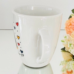 Caneca de Porcelana de Aparecida Branca - Pequena - loja online