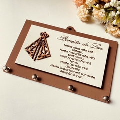 Porta Chave e Carta em MDF - Nossa Senhora Aparecida