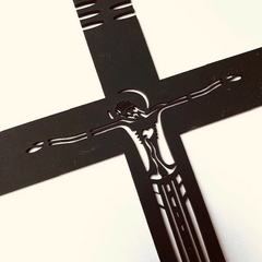 Crucifixo Cruz do Nada - 30 cm - Loja D`Lucas