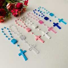 Kit com 12 Dezena Plástica para Lembrança - Azul Escuro