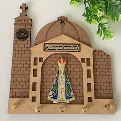 Porta Chave Santuário com Relógio 