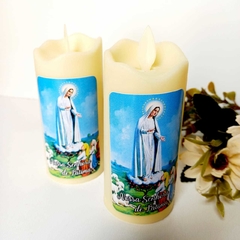 Vela Elétrica de Nossa Senhora de Fátima à Pilha