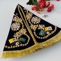 Kit Manto 20 cm + Broche para Imagem de Aparecida