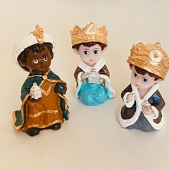 Presépio em Resina Colorido Infantil - Mini - Loja D`Lucas