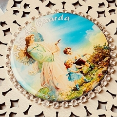 Escapulário de Porta Infantil - Anjo da Guarda Azul