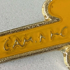 Broche Seta Amarela - CAMINHO DA FÉ - Loja D`Lucas