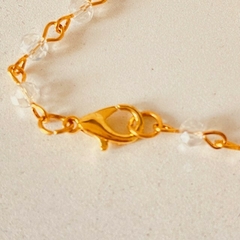 Mini Terço de Cristal Rosa no Vidrinho - loja online