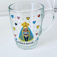 Caneca de Vidro de Aparecida - LANÇAMENTO MARAVILHOSO!
