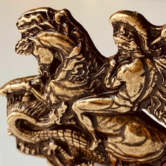 Enfeite de São Jorge em Bronze