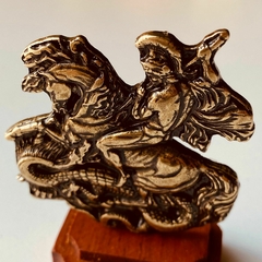 Enfeite de São Jorge em Bronze