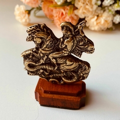 Enfeite de São Jorge em Bronze