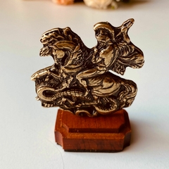 Enfeite de São Jorge em Bronze