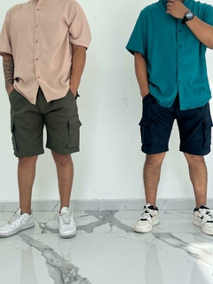 Bermudas Cargo elastizadas