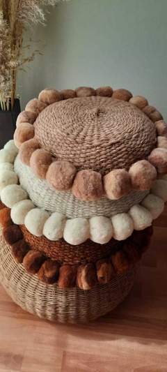 ALMOHADON "LULE" TABACO CLARO - gham.design