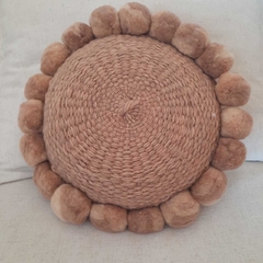 ALMOHADON "LULE" TABACO CLARO
