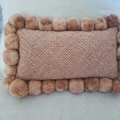 ALMOHADON "LULE" TABACO CLARO