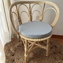 SILLITA KID MAR DEL PLATA MIMBRE CON ALMOHADON - comprar online