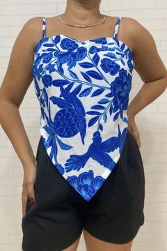 Blusa lenço - loja online
