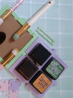 Ink Pad Mini Distress - Suporte de Encaixe