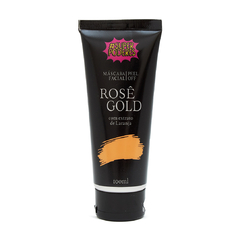 Embalagem do Rímel Facial Peel Off Rose Gold Super Poderes de 100ml, com destaque para o extrato de laranja.