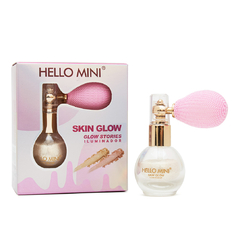Iluminador em Pó e Spray Skin Glow Cor 01 a 04 Hello Mini 3g