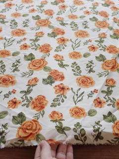 CREPE FLORAL CORES QUENTES
