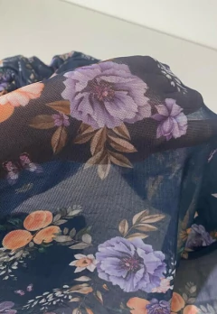 TULE FLORAL DOCE DE PÊSSEGO na internet