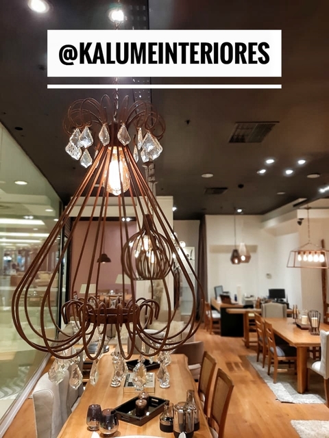 LÁMPARA MULTIRULO CON CAIRELES - comprar online