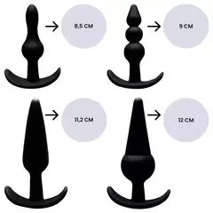 Kit Com 4 Plugs Dilatadores Anais Em Silicone na internet