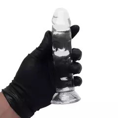 Pênis Realístico Transparente 14,8 X 3Cm Clear na internet