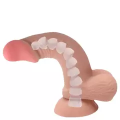 Pênis Vertebrado Pele Dupla 19,4 X 4,2Cm Realístico na internet