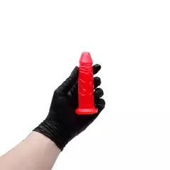 Prótese 12x3Cm Pênis De Borracha Perfumado Morango Rosa Clear KGel na internet