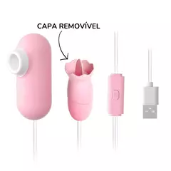Cápsula Vibratória Dupla 12 Modos De Língua Vai E Vem E Pulsações Lilo - comprar online