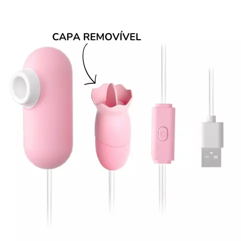 Cápsula Vibratória Dupla 12 Modos De Língua Vai E Vem E Pulsações Lilo - comprar online