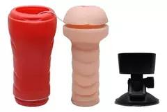 Imagem do Mastubador Lanterna Ânus Vibrador Multivelocidade em Cyber Skin