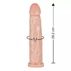 Prótese Extra Grande GG Garanhão Maciço 28,2cm x 5,4cm - comprar online