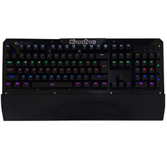 Teclado Mecânico Gamer USB Abnt2 Iluminado Led Rgb Metal BK-GX1 Preto Exbom - comprar online
