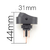 Llave Tecla Un Punto Led Amarillo - On/off 30a, 12v X 5 Unidades en internet