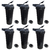 Vaso Shaker Mezclador Negro / Gym - Proteínas 600ml X 6 Unidades - comprar online
