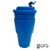 Vaso Térmico Con Banda Aislante - Tipo Starbucks - Azul