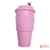 Vaso Térmico Con Banda Aislante - Tipo Starbucks - Rosa Pastel